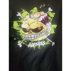 MADBALLS Skull Face Large Short Sleeve T-Shirts Rare CR10 Excellent New